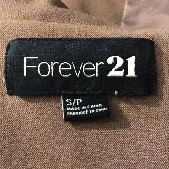 Forever 21Women's Beige Blazer Jacket Size SP - Picture 7 of 8